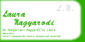 laura magyarodi business card